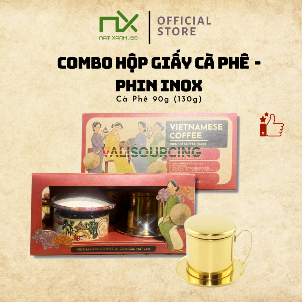 TP36058 Combo hộp giấy cà phê 90g (130g) - phin inox_33569 từ Việt Nam