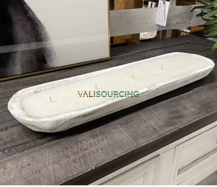 Long Dough Wooden Bowl