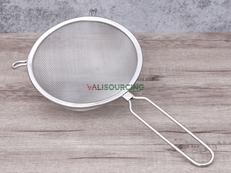 Rây Bột Inox Có Tay Cầm 19cm | Lưới Lọc Siêu Mịn từ Việt Nam