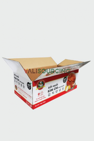 Offset printing of paper boxes with snap-on lids. from Vietnam
