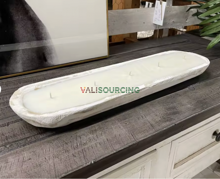 Long Dough Wooden Bowl