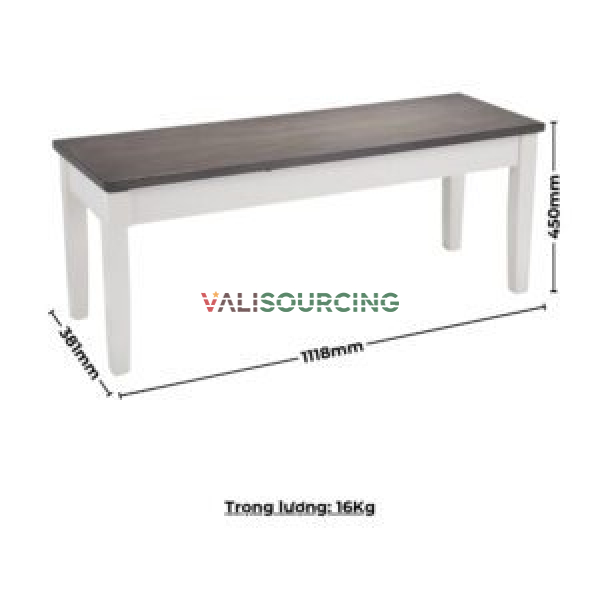 Bộ Bàn Ăn Chữ Nhật Mở Rộng Mặt Bàn Thông Minh 4 Ghế từ Việt Nam