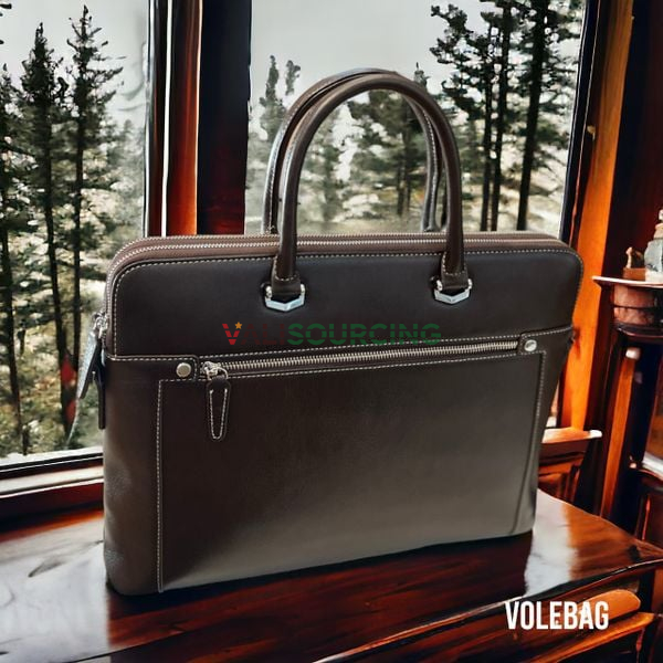 Leather briefcase VB1 - C23T2 from Vietnam