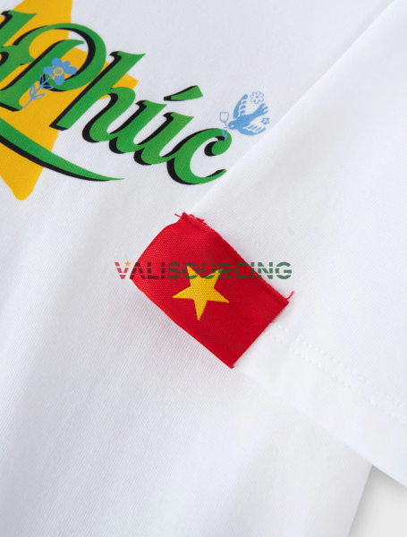 Boxy Kids T-shirt with Motto from Vietnam