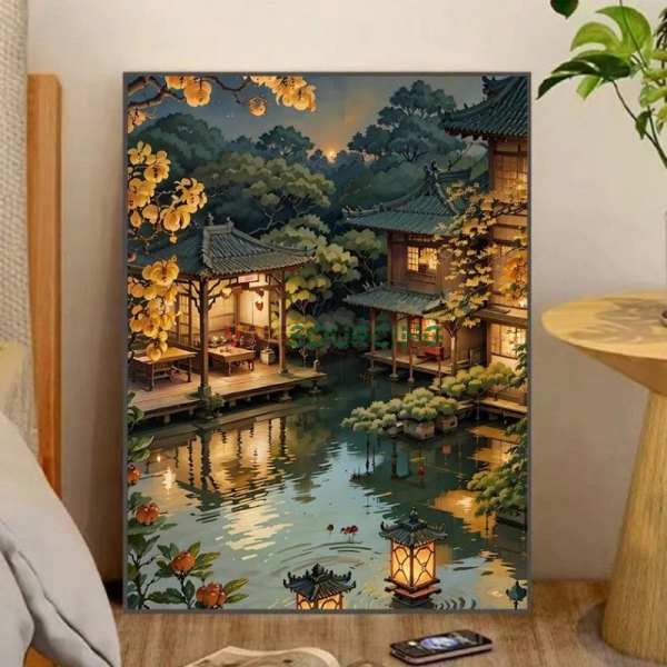 Digital Art and Oil Painting Animation with Frames and Drawing Tools