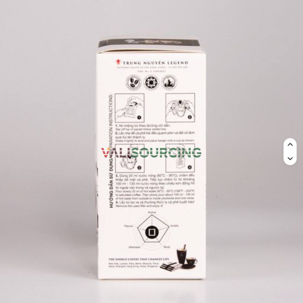 Trung Nguyen Legend Fusion Blend Drip Coffee: Premium Instant Coffee for Businesses