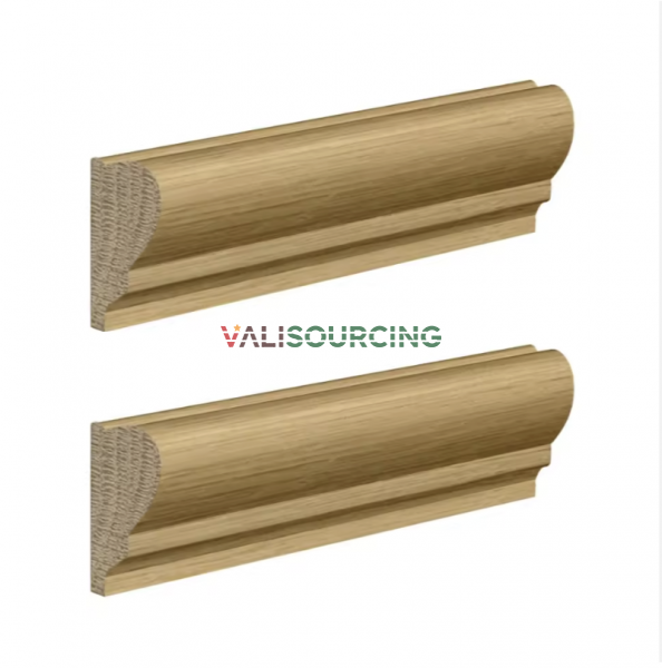 Decorative Solid Wood Waterproof 3D Eco-Friendly Durable Wall Trim