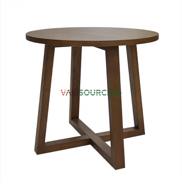 Bàn đầu giường gỗ tần bì hiện đại có chân chéo