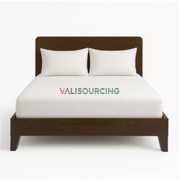 Minimalist Design Natural Wood Bed – OEM/ODM & Factory Price