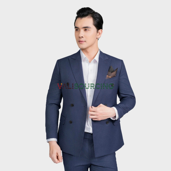Bộ Suits Nam Tím Than Kẻ Aristino Premio ASU0120S3 từ Việt Nam