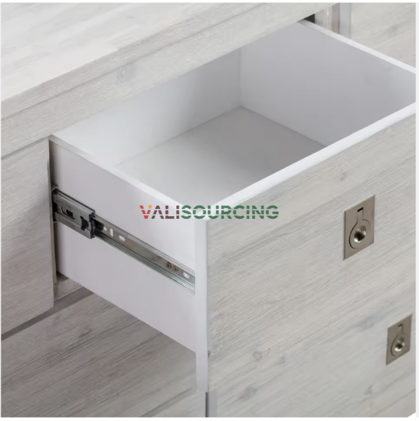 Minimalist Solid Acacia Vanity Desk with Mirror – OEM & Wholesale