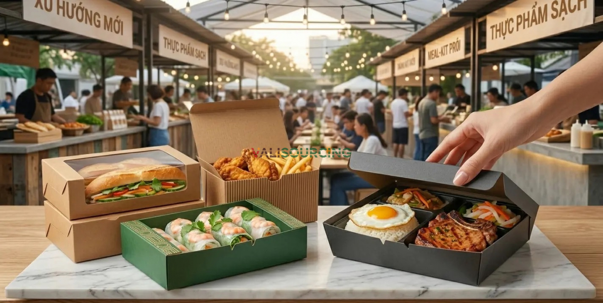 Coated Leak-Proof Paper Boxes from Vietnam