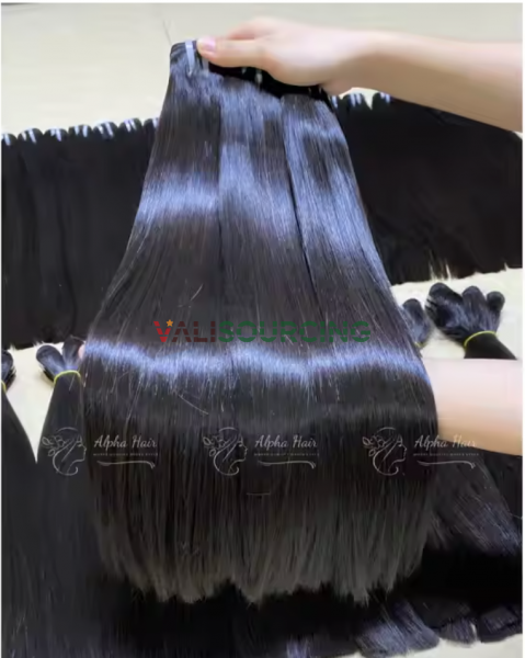 Top-Selling Raw Vietnamese Cuticle - Aligned bone straight glueless wig – Soft, Shiny Human Hair Extensions