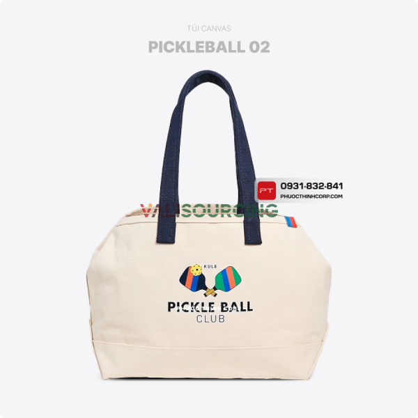 Túi Canvas Pickleball 02 – Phong cách năng động, chất liệu thân thiện