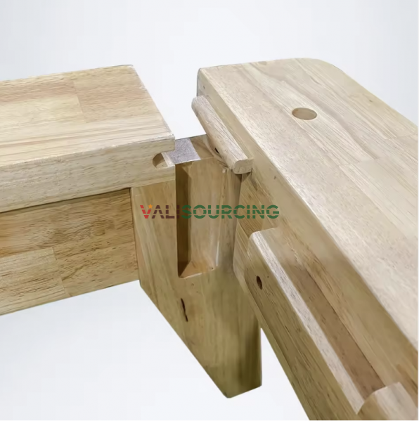 Minimalist Wooden Bed Frame with Rattan Cane Headboard – OEM & Wholesale