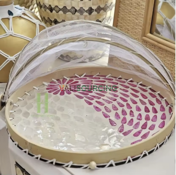 Luxury Mother of Pearl Charger Plates from Vietnam