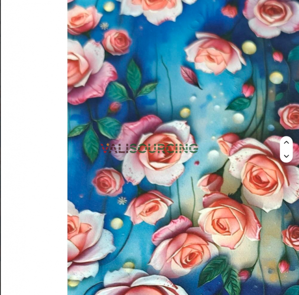 High-Quality, Lightweight Printed Brocade Fabric (120GSM) for Premium Apparel