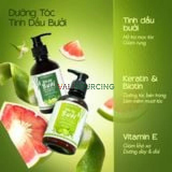 Set of 3 Grapefruit Essential Oil Hair Care Products from Vietnam