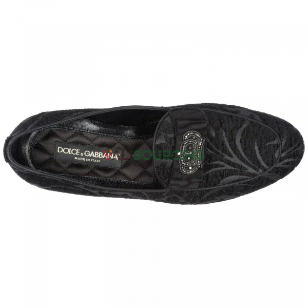 Giày Nam Dolce & Gabbana Jacquard Loafers \'Black\'