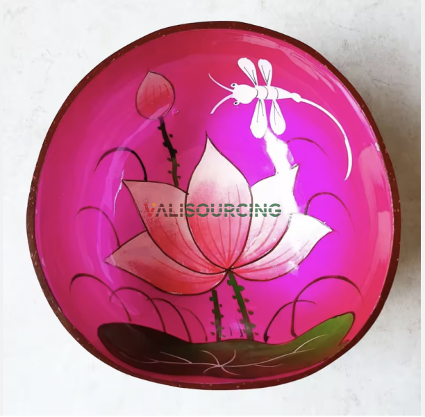 Handcrafted Lacquer Coconut Bowl – High-class Souvenir Exported From Vietnam