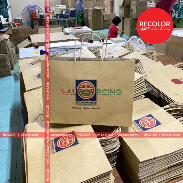 LUXURY KRAFT PAPER BAG HS285 RECOLOR