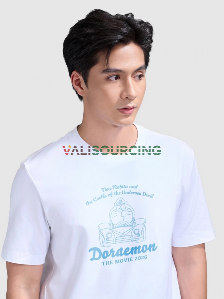 Doraemon Messenger of the Mu Kingdom T-shirt, 180gsm Cotton from Vietnam