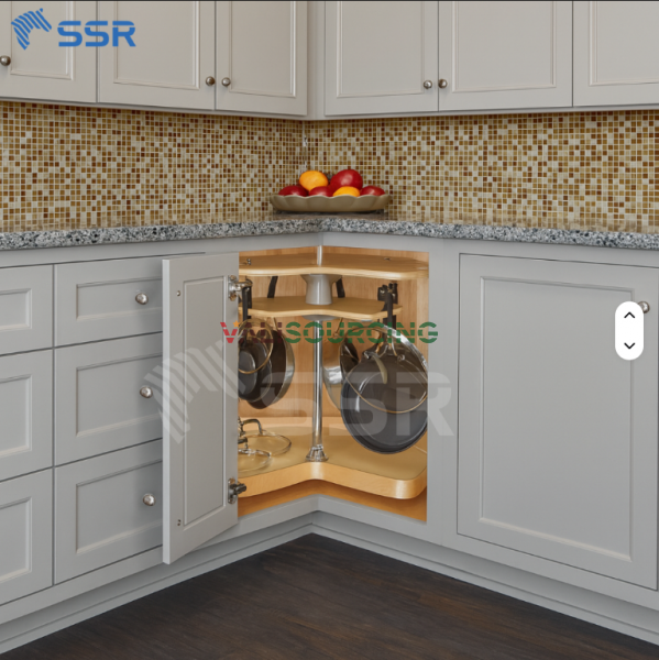 Shaker Lazy Susan RTA Cabinet: TSCA/FSC Certified