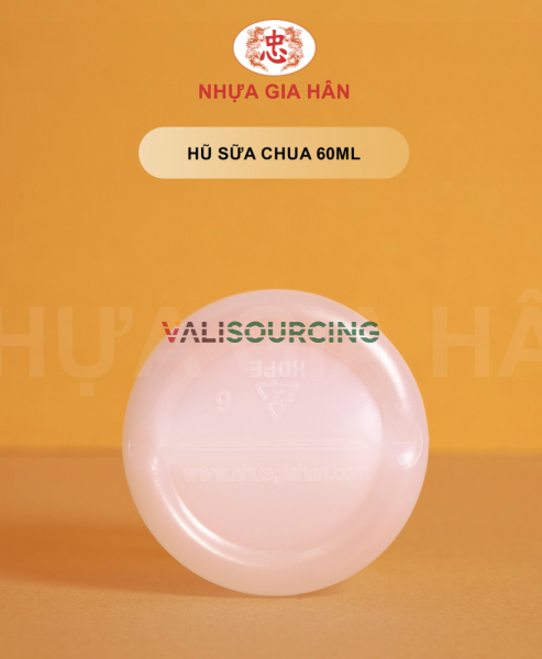 60ml HDPE Plastic Yogurt Jar from Vietnam