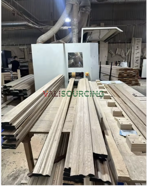 Decorative Solid Wood Waterproof 3D Eco-Friendly Durable Wall Trim