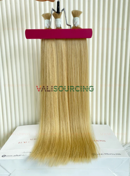 Tóc nối màu nâu nhạt | 100% tóc người Việt Nam từ Việt Nam