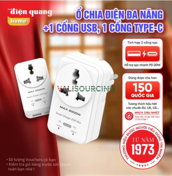 DQ EQS 1W 2U FC socket from Vietnam