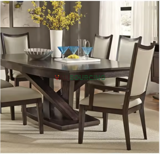 Modern Restaurant Furniture Sets Customized Wood Table Chair