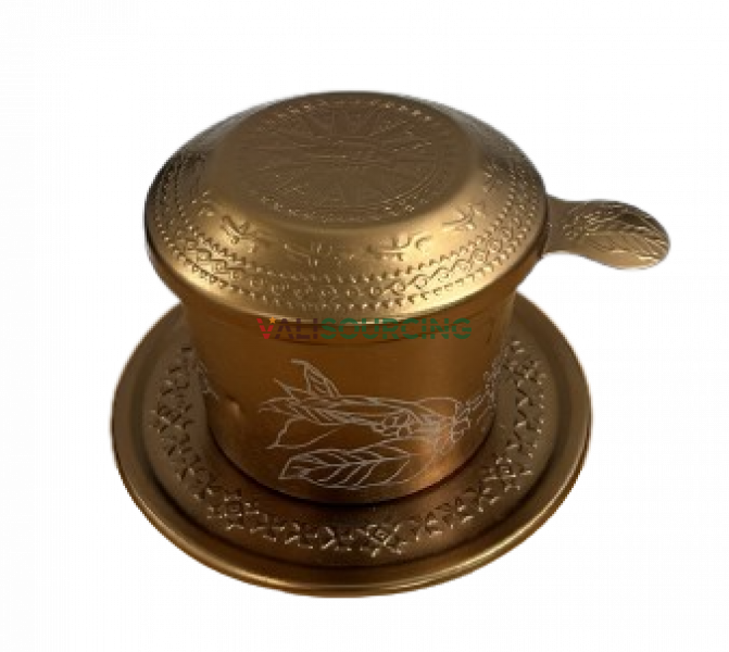 Phin nhôm Trống Đồng – màu nâu từ Việt Nam