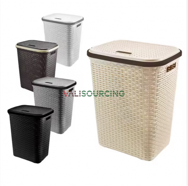 Wholesale Laundry Basket – Soft Plastic Handle, Easy to Move | Made Directly from Vietnam Factory