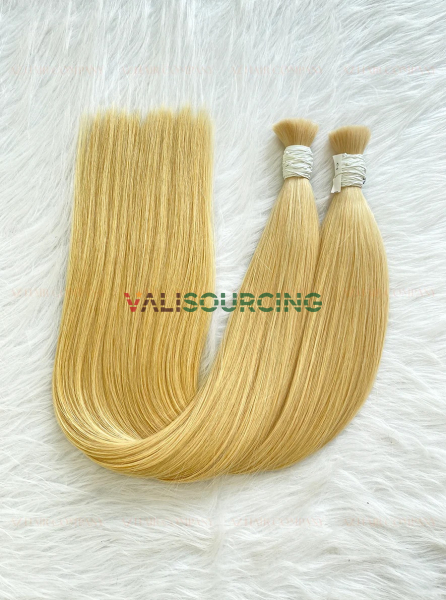 Tóc nối màu nâu nhạt | 100% tóc người Việt Nam từ Việt Nam