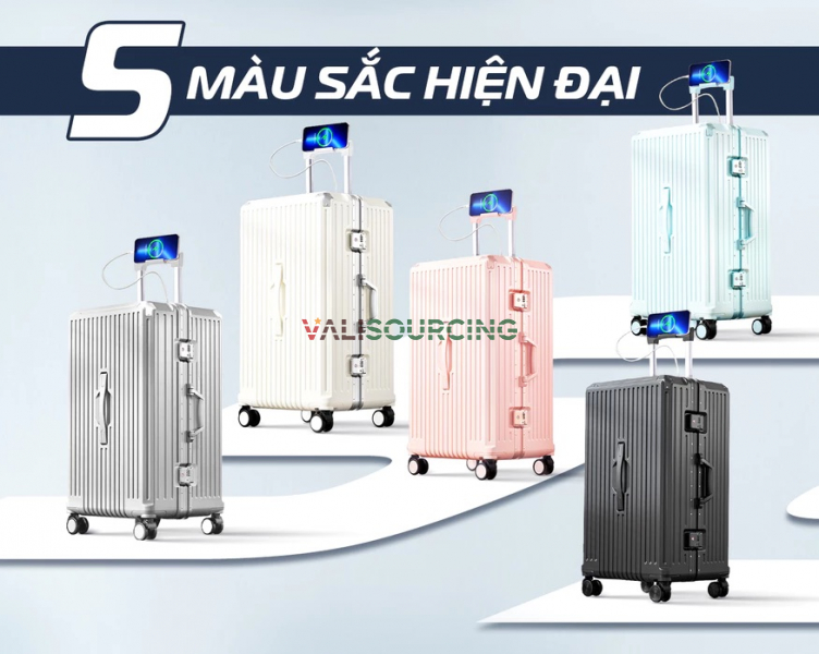 Bamozo ULTRAPACK Aluminum Frame Suitcase from Vietnam