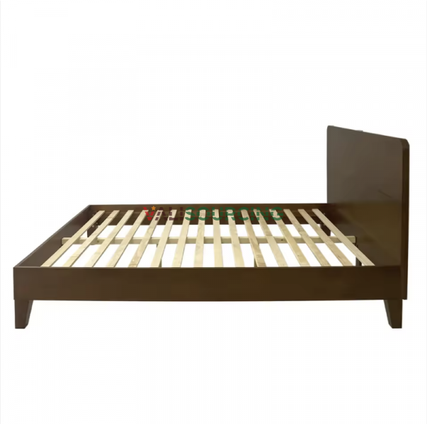 Minimalist Design Natural Wood Bed – OEM/ODM & Factory Price