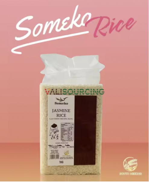 Someko fragrant jasmine rice 5% broken new crop - a well-known brand from South Mekong