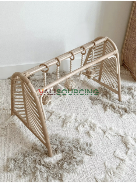 Wholesale Rattan Baby Gym – Eco-Friendly Montessori Play Gym from Vietnam