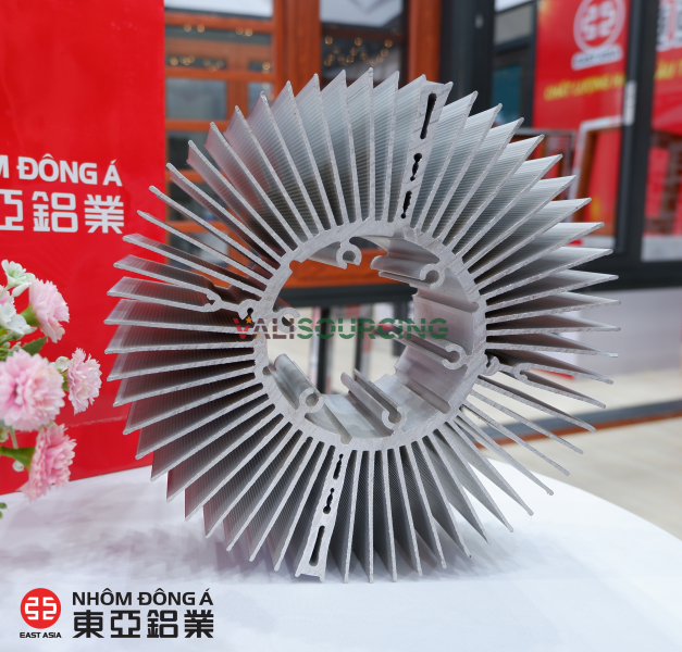 6063-T5 Aluminum Heat Sink from Vietnam