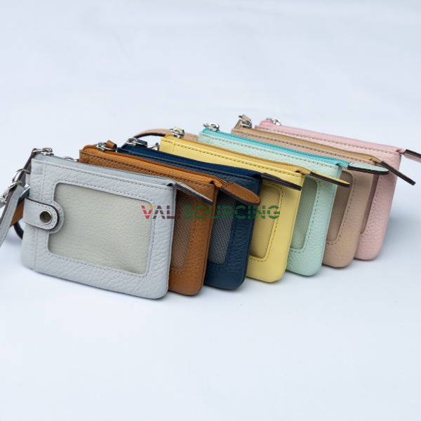 ID card holder, key card holder, parking card holder with convenient drawstring keychain, retractable parking card holder. from Vietnam