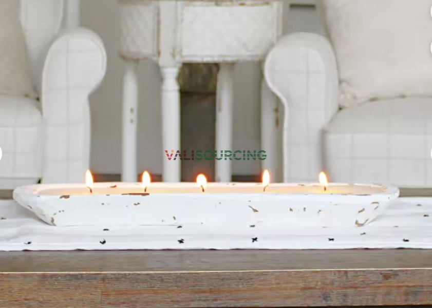 Long Dough Wooden Bowl