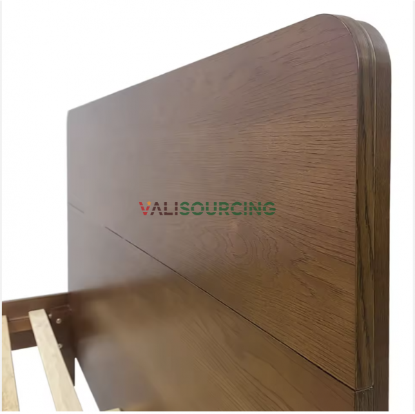 Minimalist Design Natural Wood Bed – OEM/ODM & Factory Price