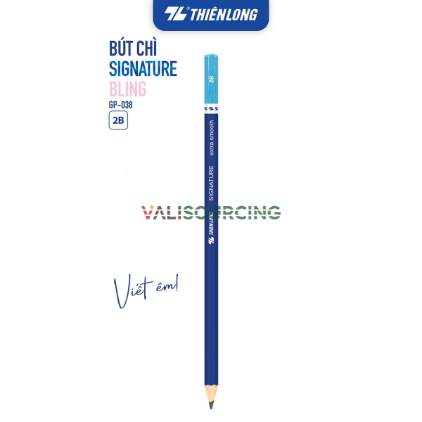 Bút chì gỗ Thiên Long Signature/Coach/Exam Grade 2B – Viết Êm, Nét Đậm, Thiết Kế Trẻ Trung từ Việt Nam