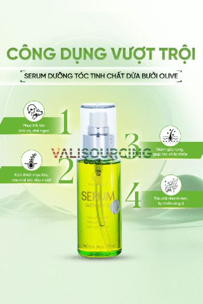 Grapefruit, Coconut, and Olive Hair Serum 75ml from Vietnam