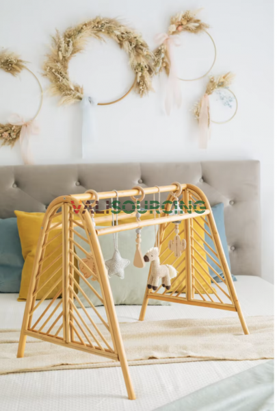 Wholesale Rattan Baby Gym – Eco-Friendly Montessori Play Gym from Vietnam