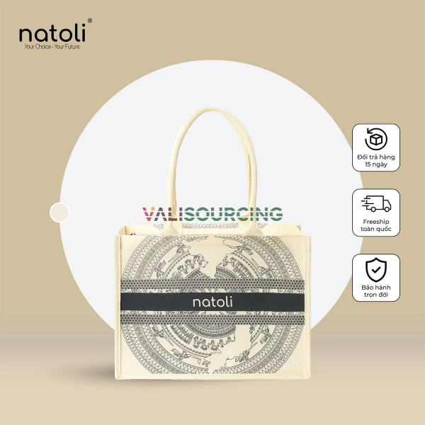 BST Artisan Eco Jute Tote T36 from Vietnam