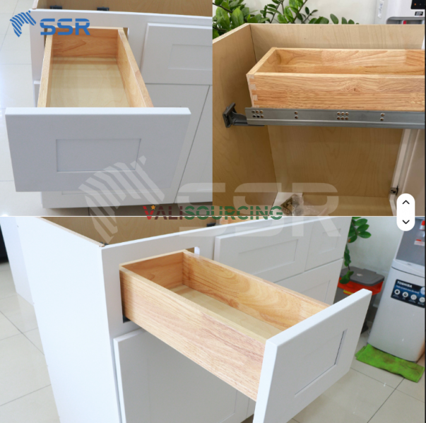 Customized Ready-to-Assemble (RTA) Industrial Design Corner Base Cabinet – Factory-Direct