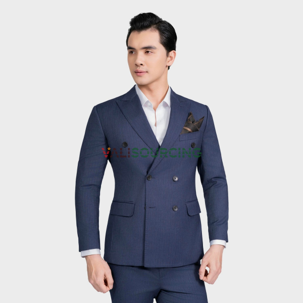 Bộ Suits Nam Tím Than Kẻ Aristino Premio ASU0120S3 từ Việt Nam