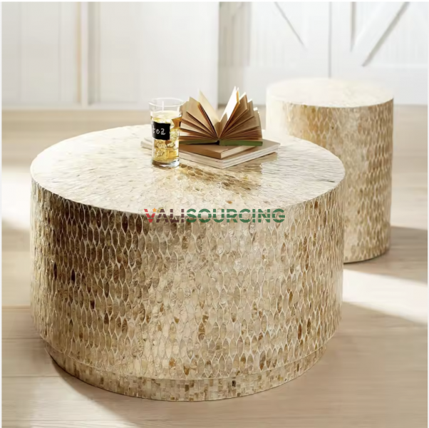 Hot-Selling Mother of Pearl Inlay Coffee Table – Handmade in Vietnam